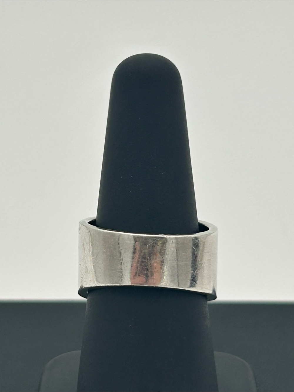 Sterling Silver Turquoise Rectangle Statement Ring - Picture 5 of 12